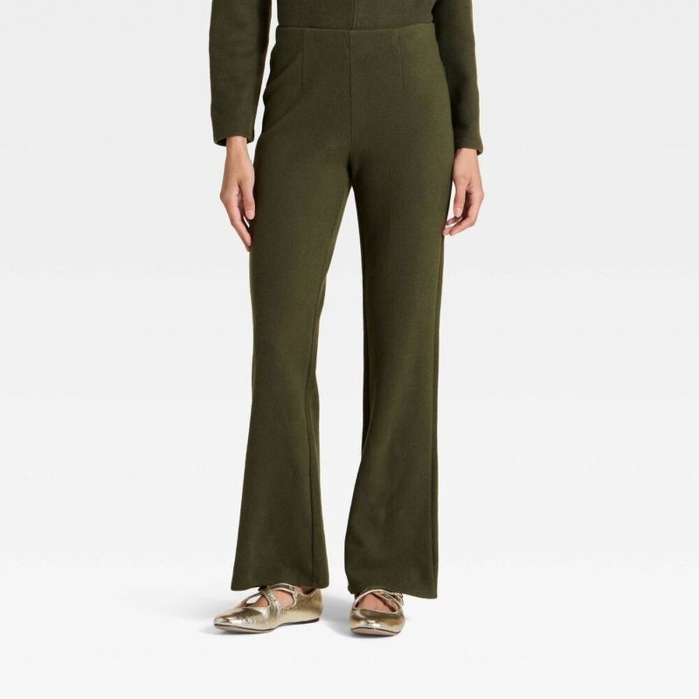 a new day Olive Green Wide Leg Jumpsuit Pants